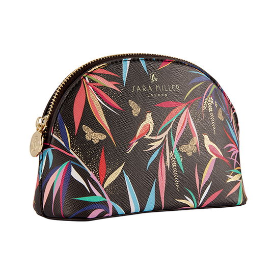 Sara Miller Bamboo Black Small Cosmetic Bag