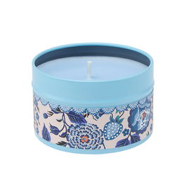 Cath Kidston Strawberry Fields Blue Candle Tin 100g