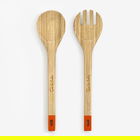 Sur La Table Colour Me Happy Bamboo Hand-Shaped Salad Servers