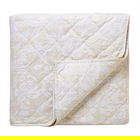 Sanderson Pyramus Quilted Throw 265x260cm Linen