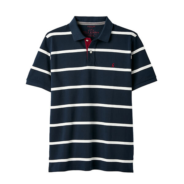 Joules Mens Navy Stripe Filbert Polo Shirt