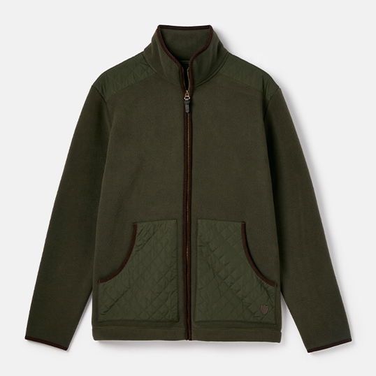 Joules Mens Heritage Green Greenfield Fleece