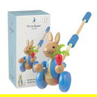 Orange Tree Toys Peter Rabbit Blue Push Along Wooden Toy