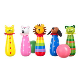 Orange Tree Toys Animal Wooden Skittles