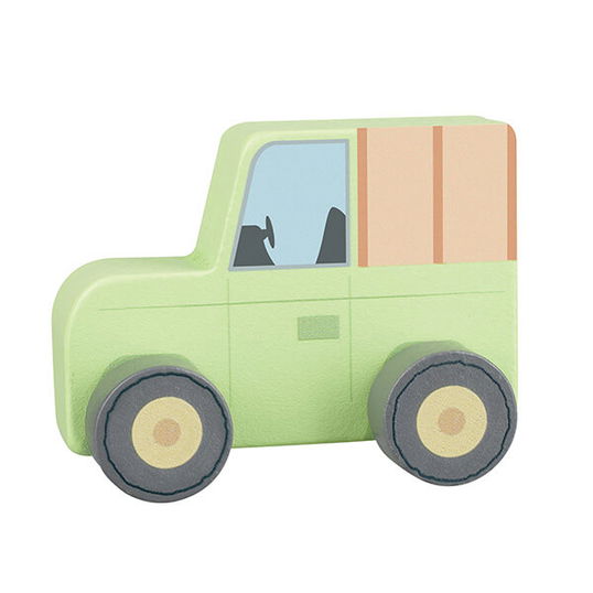 Orange Tree Toys Farm 4x4 First Push Wooden Toy