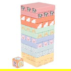 Orange Tree Toys Farmyard Animal Wooden Tumbling Tower
