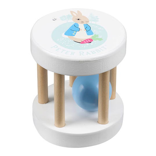 Orange Tree Toys Peter Rabbit Wooden Roller Rattle