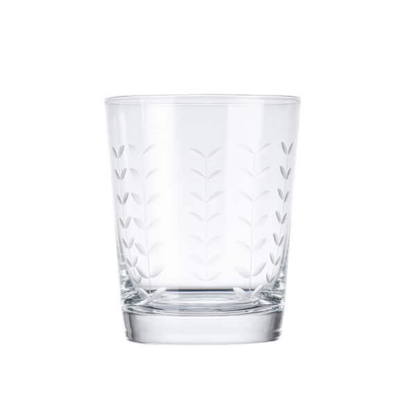 Artisan Street Leaf Short Tumbler Glass
