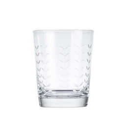 Artisan Street Leaf Short Tumbler Glass