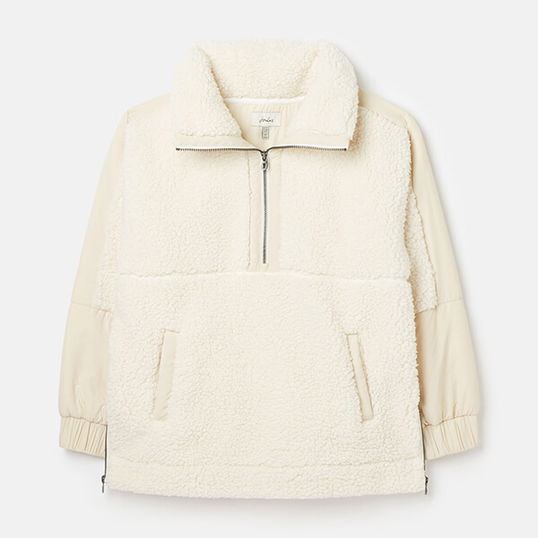 Joules Cream Tilly Borg Fleece