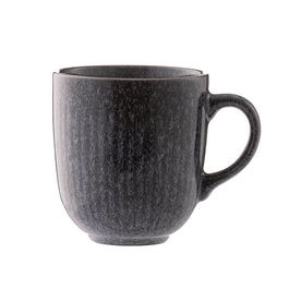 Mason Cash Reactive Linear 400ml Black Mug