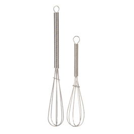Just The Thing Pack Of 2 Stainless Steel Mini Whisks