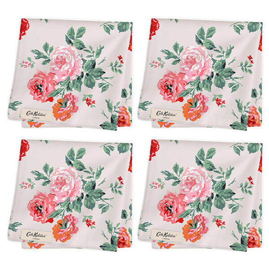 Cath Kidston Archive Rose Set of 4 Napkins