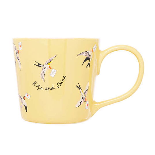 Cath Kidston Love Birds Yellow Dolly Mug