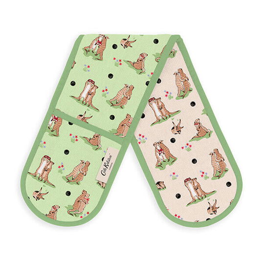 Cath Kidston Meerkats Double Oven Glove