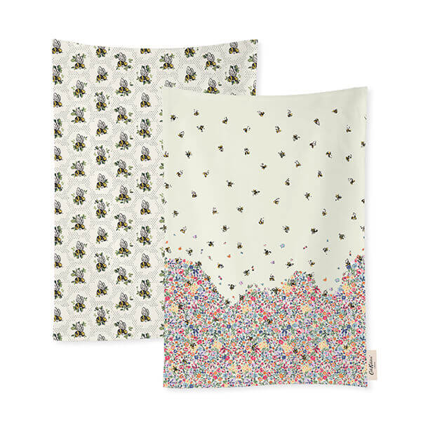 Cath Kidston Provence Bee Set of 2 Tea Towels