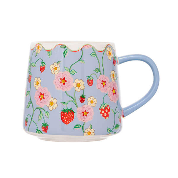 Cath Kidston Strawberry Blue Billie Mug