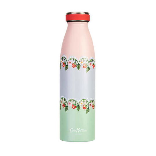 Cath Kidston Strawberry Stainless Steel 460ml Water Bottle