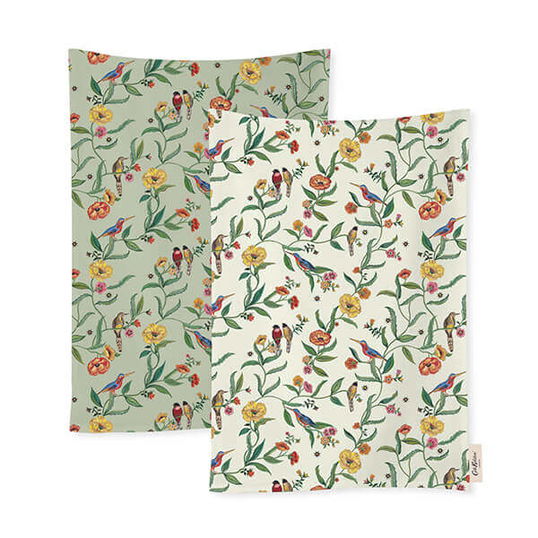 Cath Kidston Summer Birds Set of 2 Tea Towels