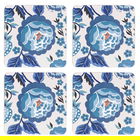 Cath Kidston Strawberry Garden Set of 4 Blue Cork Backed Coasters