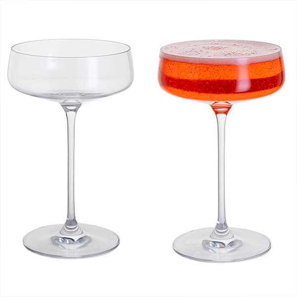 Dartington Elevate Set of 2 Cocktail Saucer Glasses