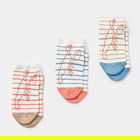 Joules Multi Stripe Rilla Sock Pack of 3 Size 4-8