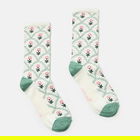 Joules Cream Floral Excellent Everyday Eco Vero Socks Size 4-8