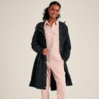 Joules Navy Floral Holkham Waterproof Packable Raincoat