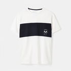 Joules Mens White Colour Block Denton Jersey T-Shirt