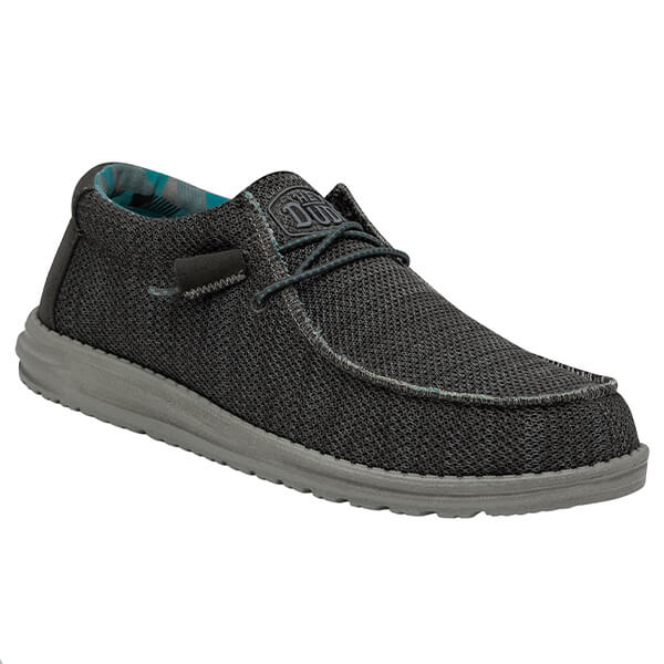 HeyDude Shoes Wally Sox Charcoal