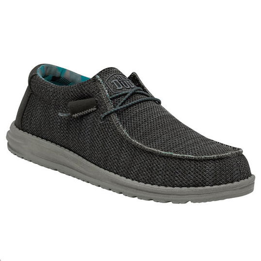 HeyDude Shoes Wally Sox Charcoal