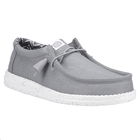 HeyDude Shoes Wally Canvas Light Grey