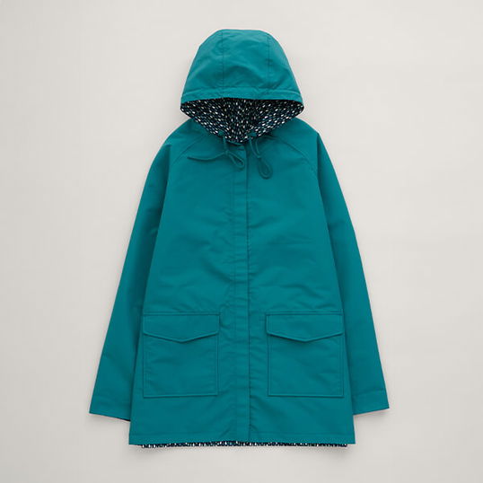 Seasalt The Reversible Raincoat Rain Showers Maritime Chalk