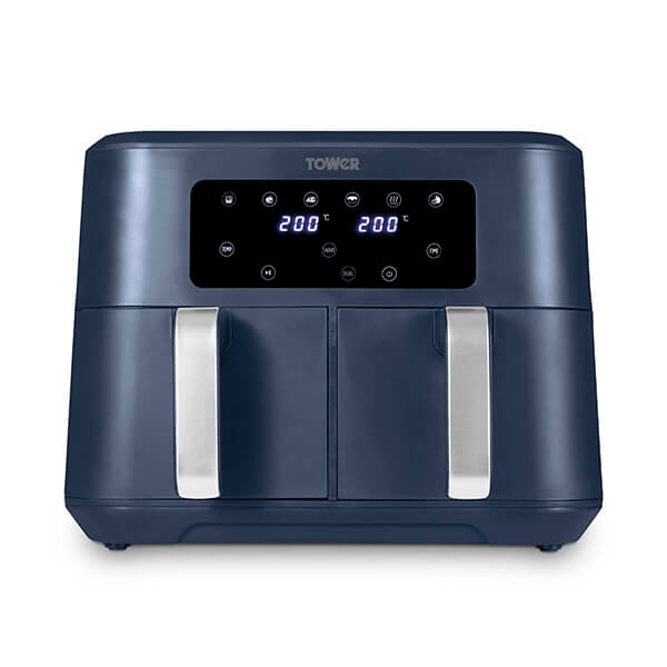 Tower Vortx 8.5L Airfryer Dual Basket Blue