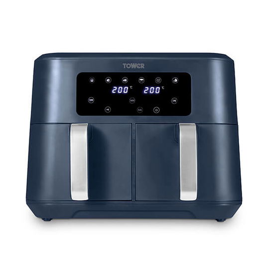 Tower Vortx 8.5L Airfryer Dual Basket Blue
