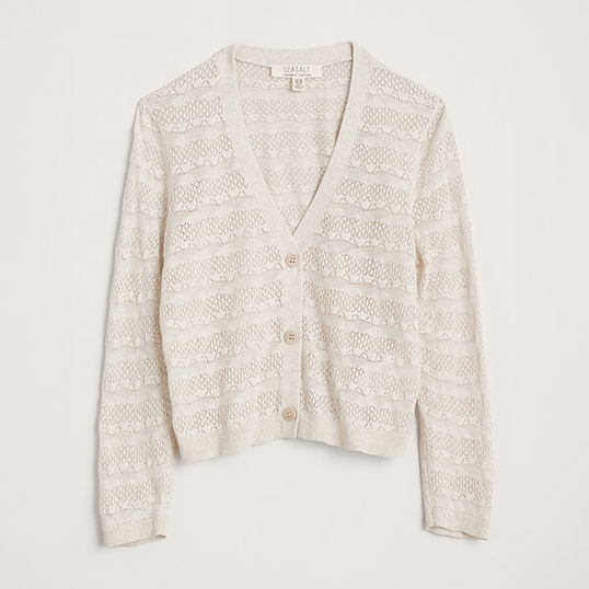 Seasalt Sweet Day Cardigan Ecru