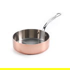 Samuel Groves Copper Induction 22cm Splayed Saute Pan