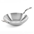 Samuel Groves Classic Stainless Steel Triply 40cm Wok