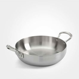 Samuel Groves Classic Stainless Steel Triply 20cm Double Handled Chefs Pan