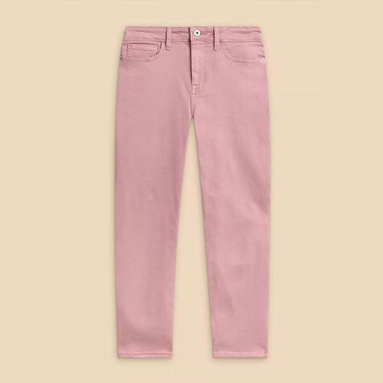 White Stuff Blake Straight Crop Jeans Dusty Pink