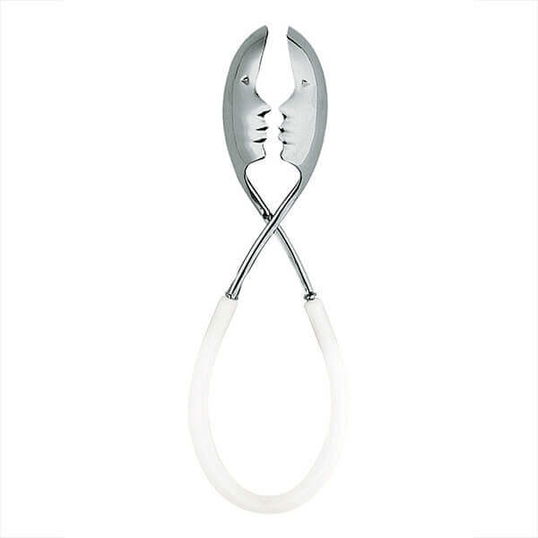 Bugatti Kiss Salad Tongs White