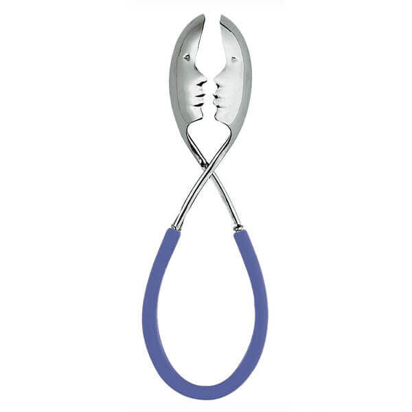 Bugatti Kiss Salad Tongs Blue