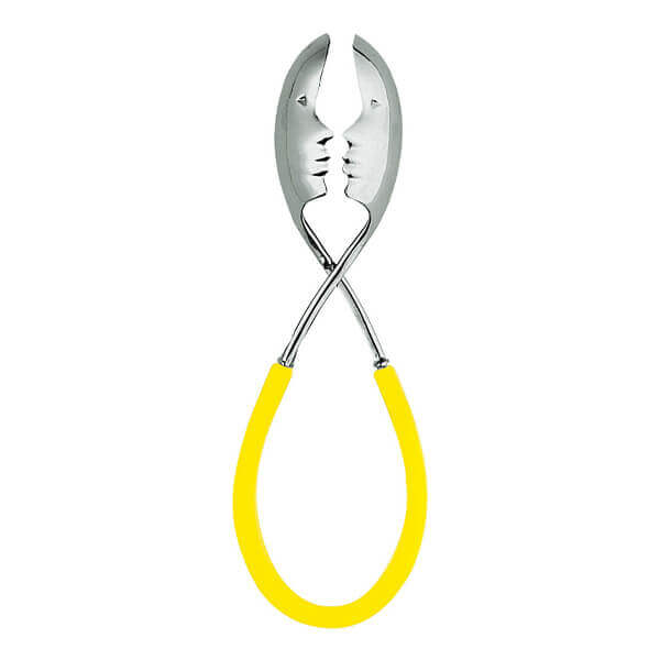 Bugatti Kiss Salad Tongs Yellow
