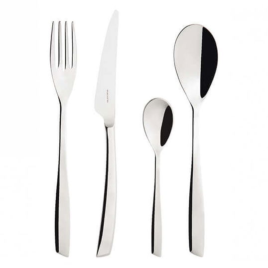 Bugatti Riviera Stainless Steel 24 Piece Cutlery Set in Gallery Box
