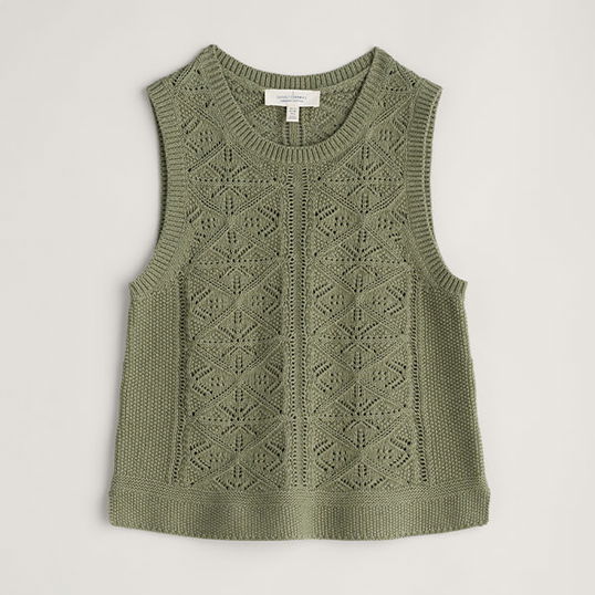 Seasalt Doe Path Vest Cypress