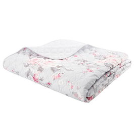 Catherine Lansfield Canterbury Bedspread Grey