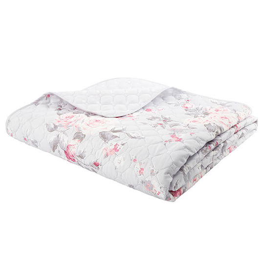 Catherine Lansfield Canterbury Bedspread Grey