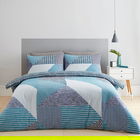 Catherine Lansfield Larsson Geo King Duvet Set Teal