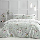 Catherine Lansfield Songbird King Duvet Set Sage