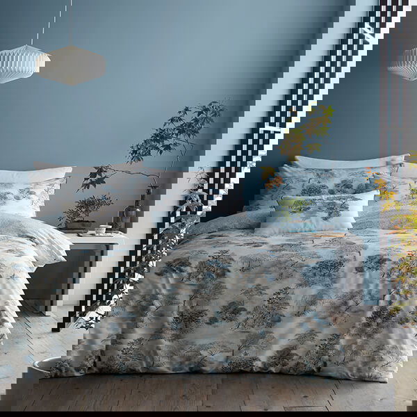 RHS Japanese Garden Single Duvet Set Seafoam